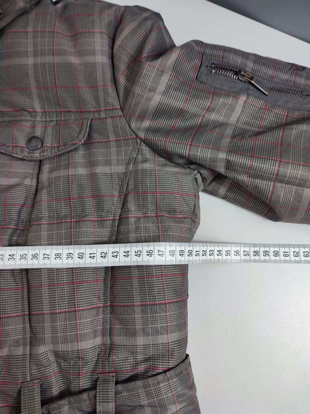 Парка Esprit в клетку зимняя 50 размер