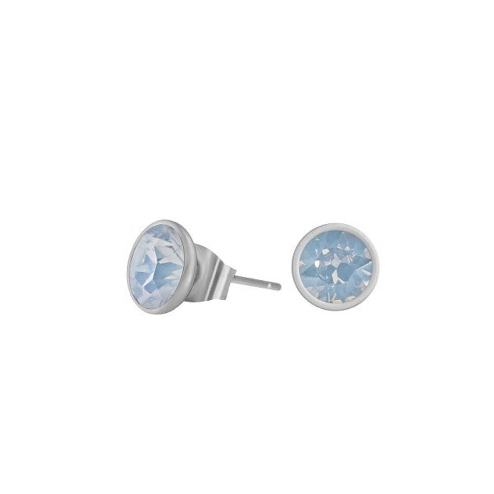 Серьги-пусеты Fiore Luna White Opal SWE298 WO S