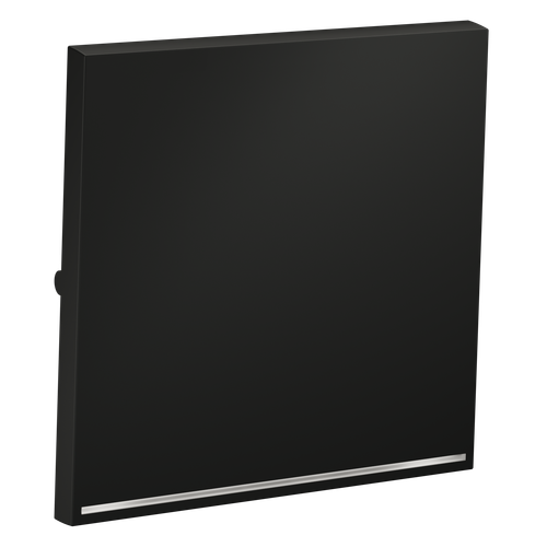 Клавиша для выключателя/переключателя одноклавишного с подсветкой, S70 (графит)