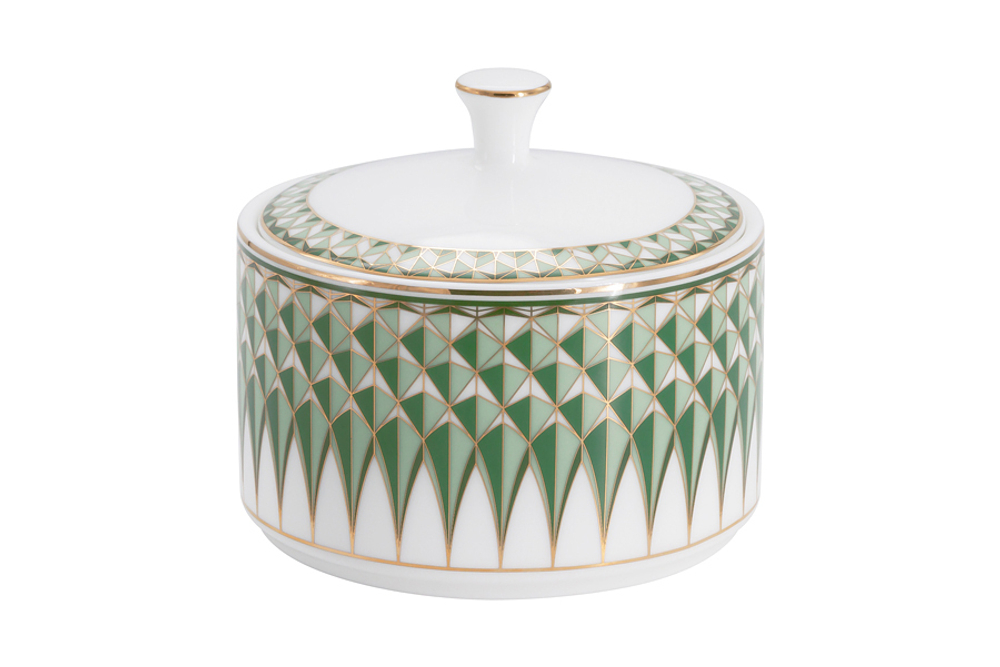 Чайный сервиз 21 предмет на 6 персон Anna Lafarg Midori Изумруд