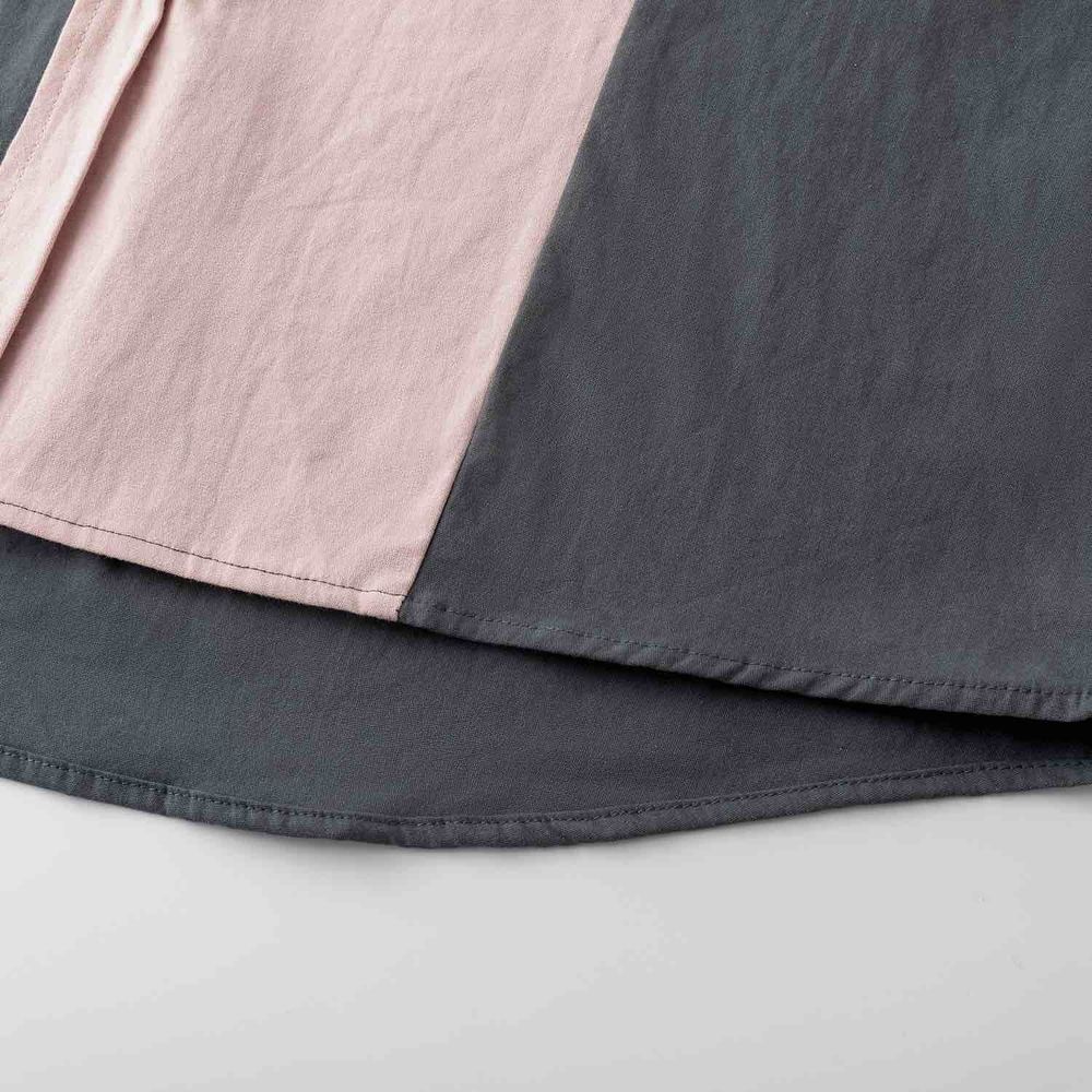 Сорочка Ymkashix Puff мужская графитовый / розовый