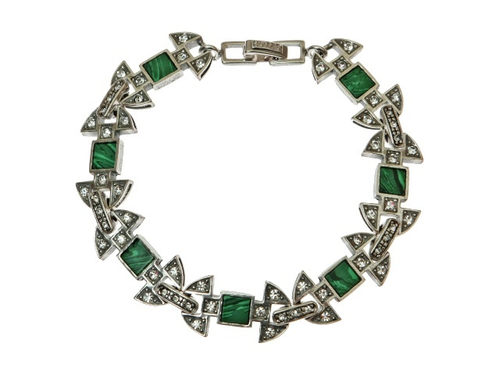 "Кэрфилл" браслет в серебряном покрытии из коллекции "Дворцы" от Jenavi с замком пряжка