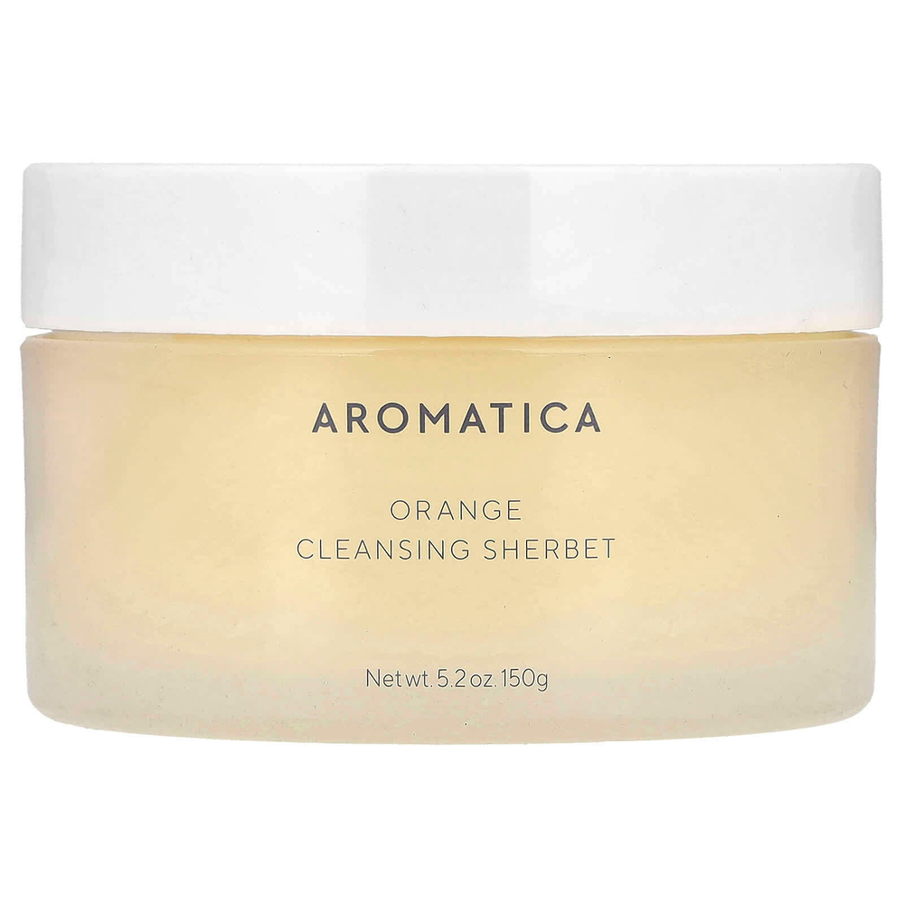 Aromatica, Очищающий щербет с апельсином, 150 г (5,2 жидк. унц.)