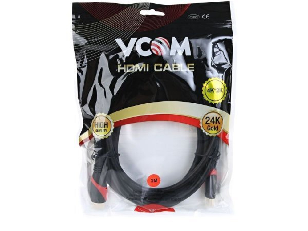 Кабель Vcom HDMI 2.0, 3м (cg525-r-3.0)