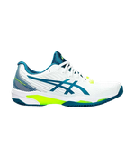 Asics Solution Speed FF Clay Белые-Спокойные бирюзовые кроссовки