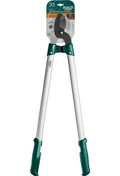 RACO MaxCut, 700 мм, высокоуглеродистая сталь, усиленные закаленные лезвия, алюминиевые рукоятки, большой плоскостной сучкорез (4214-52/170)