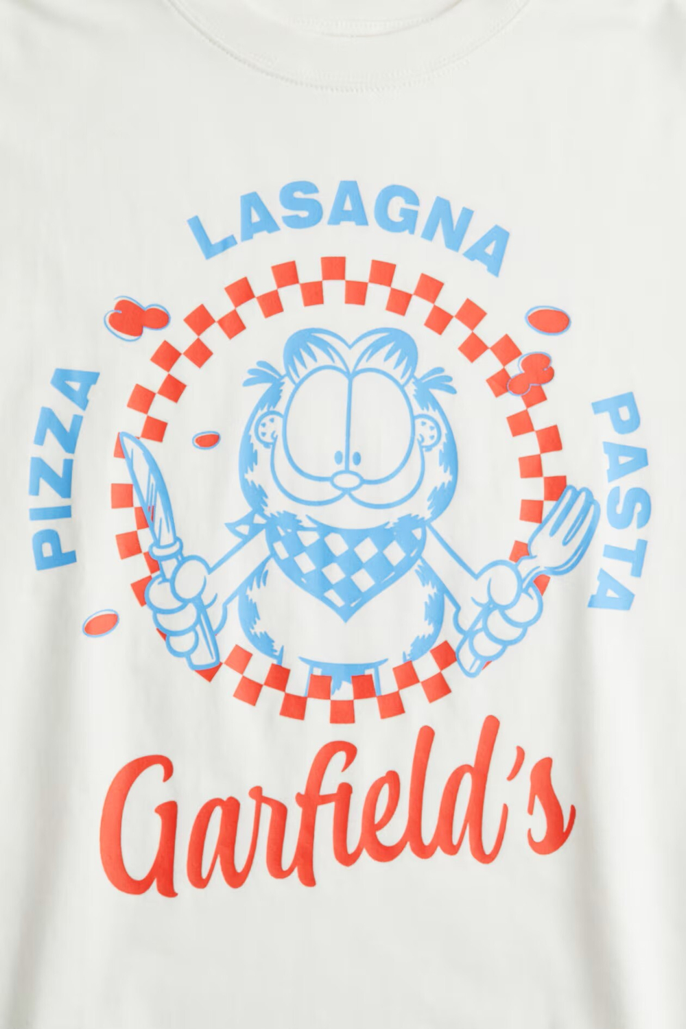 H&M Футболка с принтом, белый