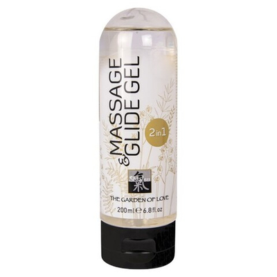 Массажное масло Massage & Glide Gel 200 мл (Цвет: прозрачный)