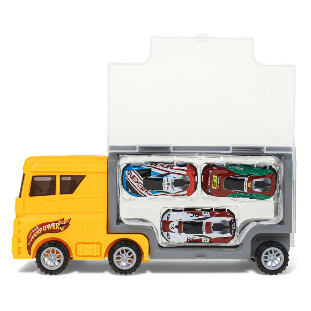 Автовоз +3 машинки, в ассорт. коробка F3555-13