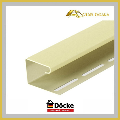 Джей профиль DOCKE PREMIUM Лимон 16мм 3000мм