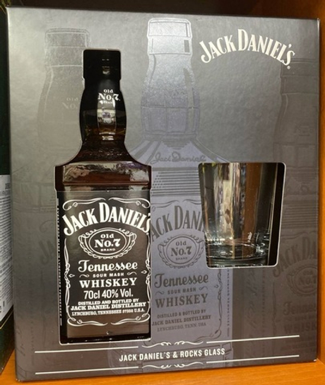 Виски Джек Дэниел'с Теннесси п/у + 1 стакан