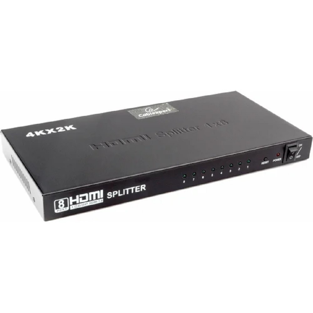 Разветвители и преобразователи видеосигнала Cablexpert DSP-8PH4-03 HDMI разветвитель