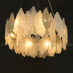 Люстра Cloyd SENEGAL-B C6 / Ø50 см - с золотыми листьями - золото (арт.11170)