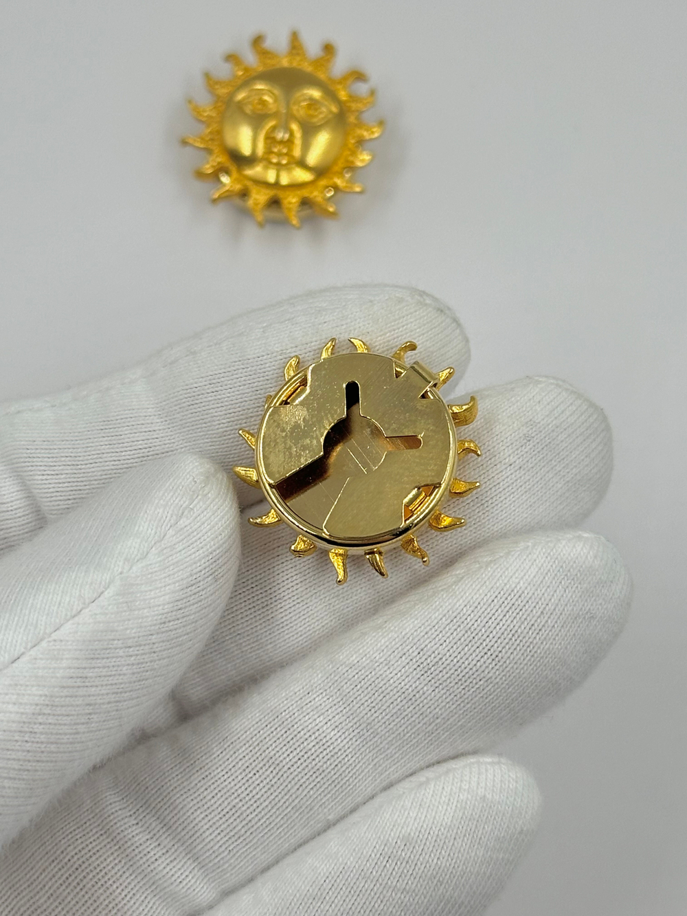 Накладка на пуговицу Солнце
