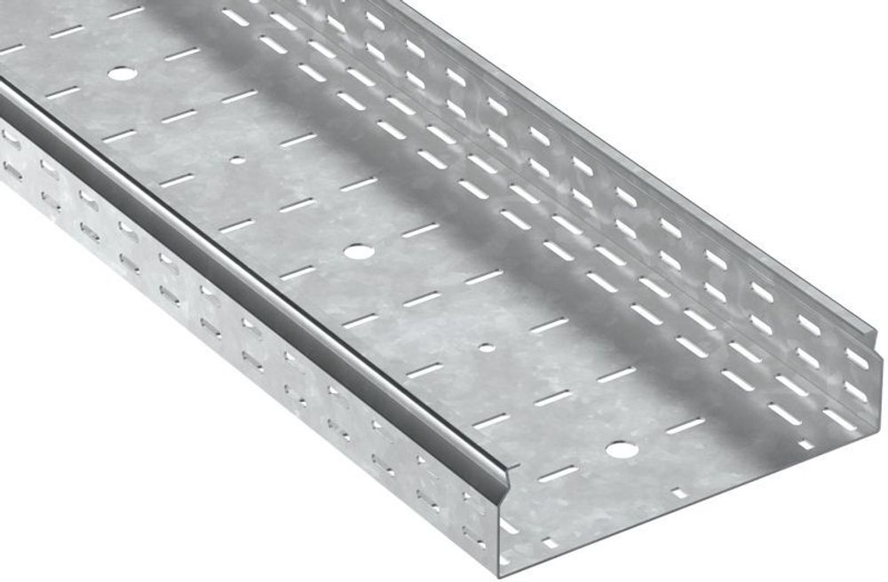 Лоток листовой перфорир. 80х300 L2500 сталь 1.5мм HDZ ESCA 7 IEK CLP10-080-300-150-D25-HDZ