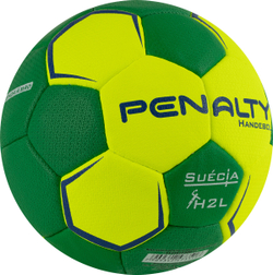 Мяч гандбольный PENALTY HANDEBOL SUECIA H2L ULTRA GRIP FEMININO 5115615300-U, размер 2, желто-зеленый