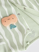 Комбинезон / Cлип для малышей Next E19-696, 3 шт., Светло-зеленый, Светло-желтый, Молочный