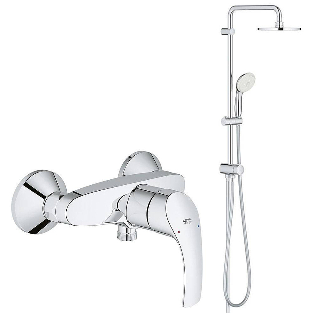 Душевая система Grohe Eurosmart New 124410 Хром