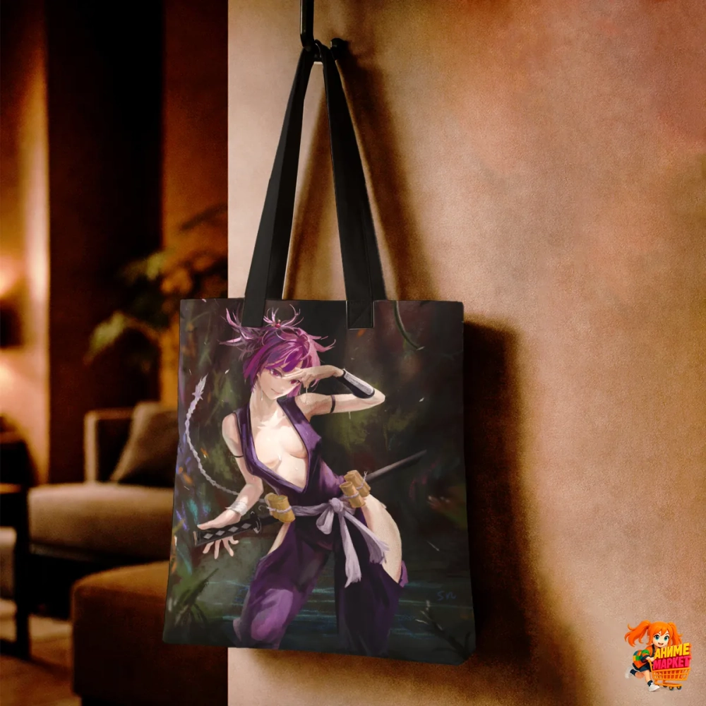 Сумка шоппер с принтом Адский Рай