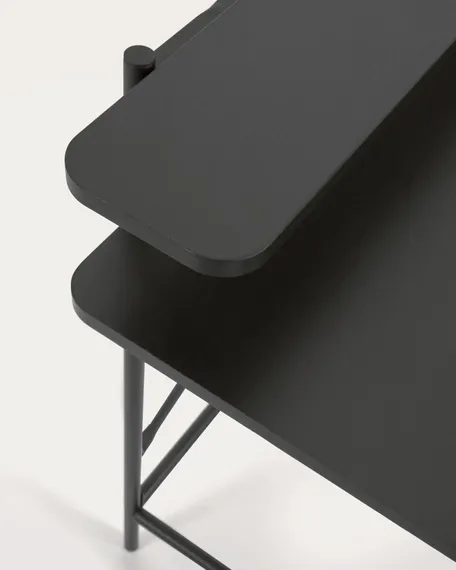 Письменный стол Galatia черный меламин