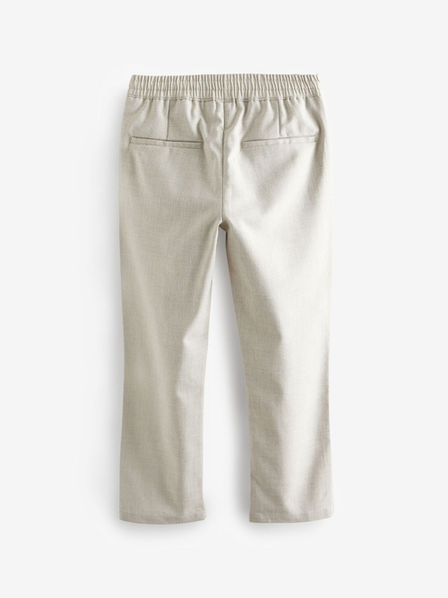 Брюки льняные для мальчика Next N37-587, Бежевый