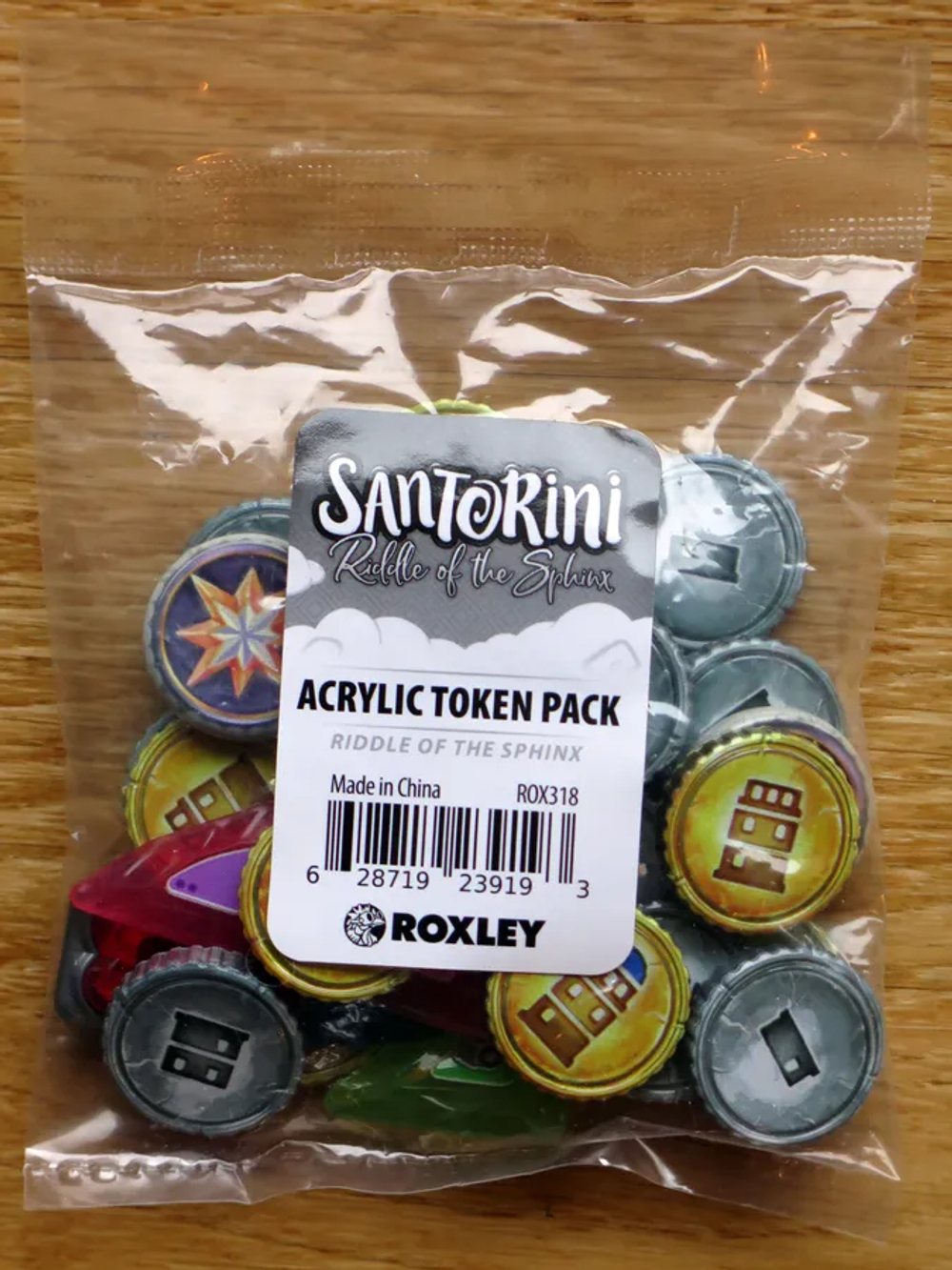 Набор акриловых жетонов Santorini Riddle of the Sphinx Acrylic Tokens