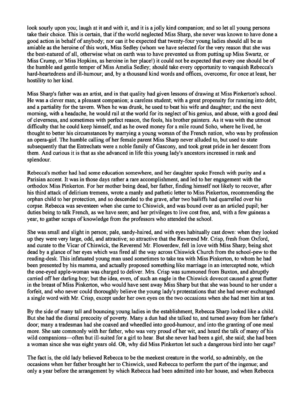 Vanity Fair | W.M. Thackeray