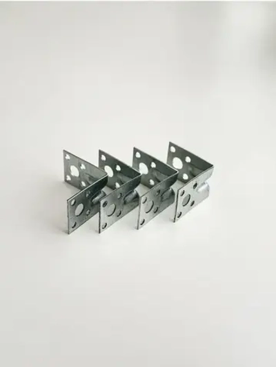 Уголок крепежный усиленный 50x50x35 мм, 10 шт.