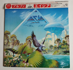 Винтажная виниловая пластинка LP Asia Alpha (Japan 1983) (Obi)