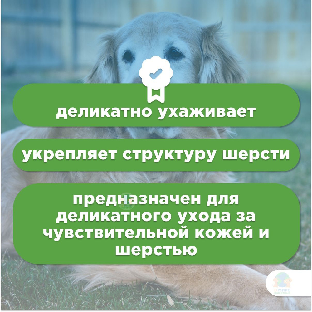 Шампунь Cliny для собак, гипоаллергенный, 300 мл