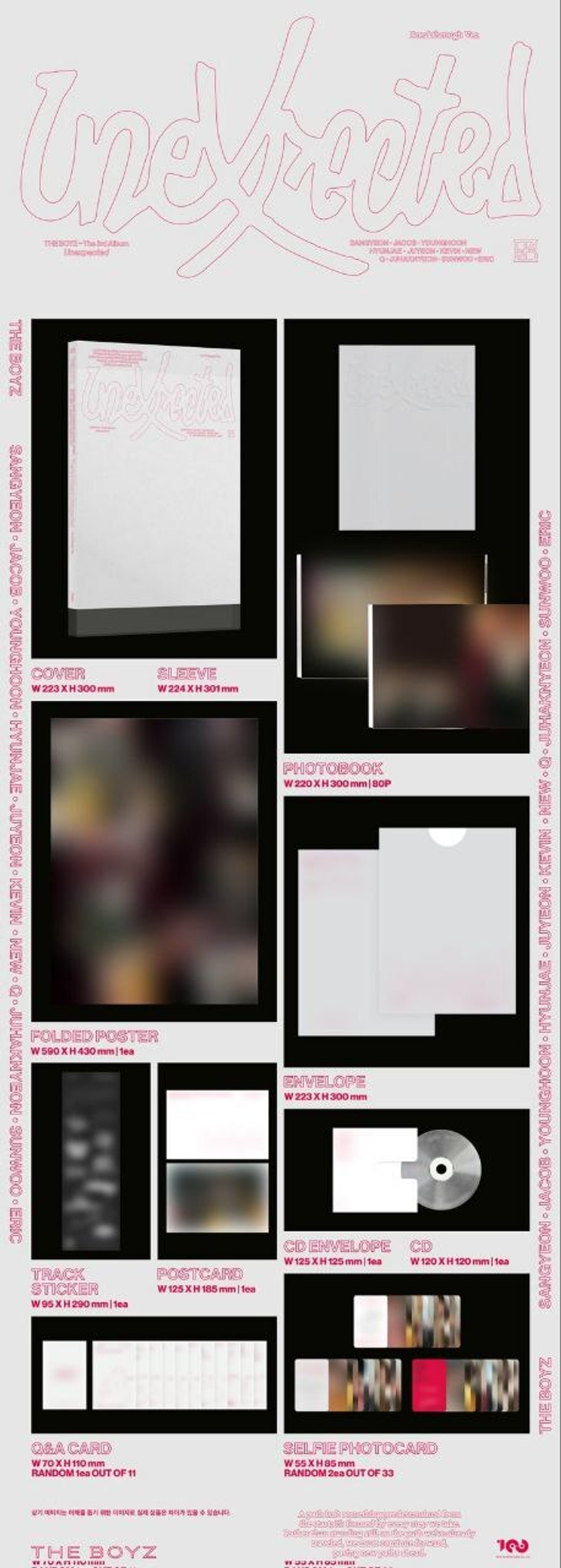Альбом THE BOYZ - The 3rd Album Unexpected (Photobook Ver.)