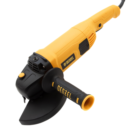 Машина шлифовальная угловая AG180-2000, 2000 Вт, 180 мм, 8500 об/мин Denzel 26912