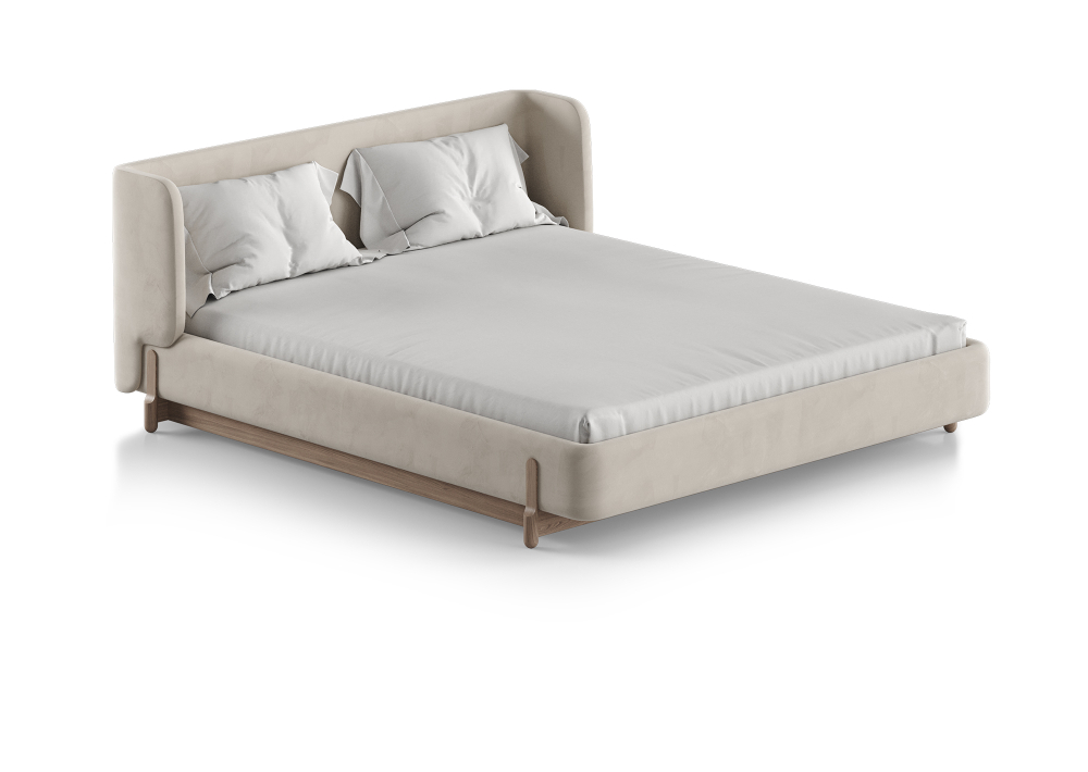 Кровать Basic спальное место 160*200 см (молочный, антивандальная)