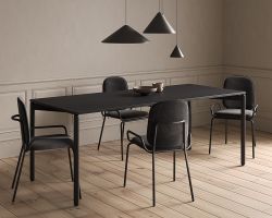 Стул Ror, Double Frame, велюр, черный /черный