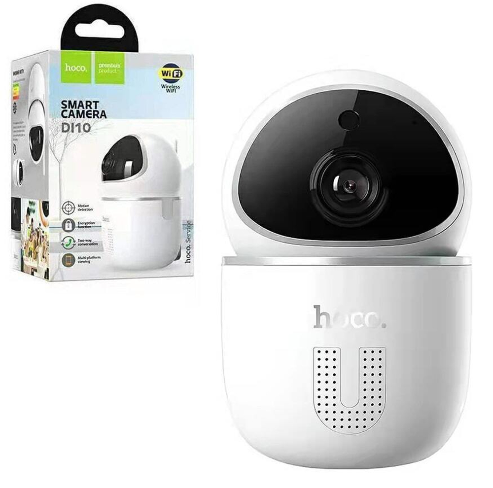 Панорамная Wi-Fi IP камера HOCO DI10 360° (белый)