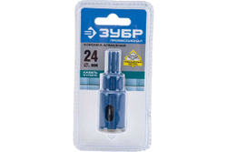 Сверло ЭКСПЕРТ алмазное трубчатое (P60; 24 мм) по кафелю Зубр 29850-24