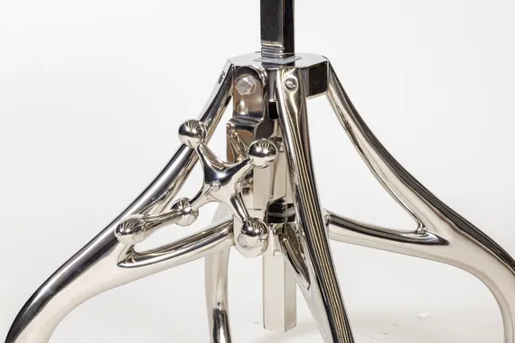 Кофейный столик/стул "Лофт" Серебро