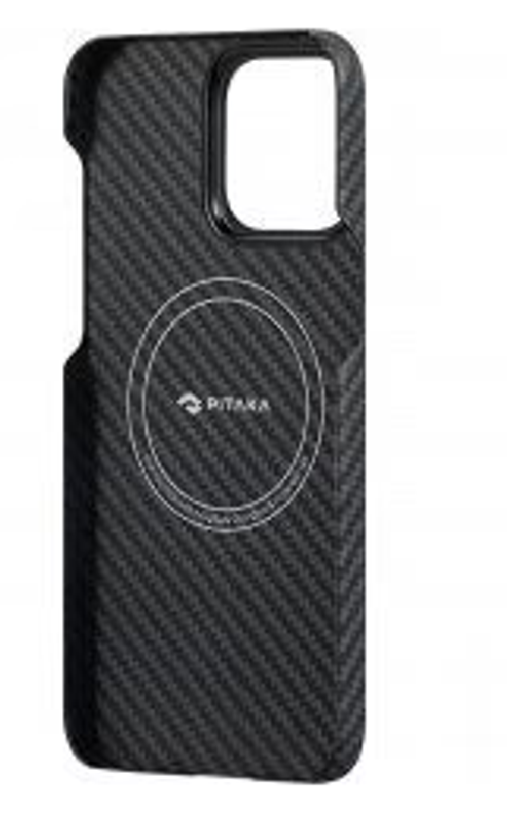 Чехол iPhone 15 Pro Pitaka MagEZ Case 4 Aramid Fiber 1500D (черный/серый)