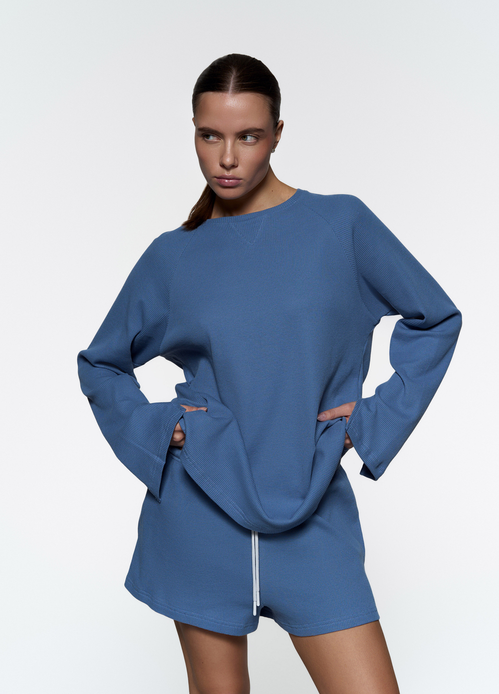 Лонгслив waffle suite