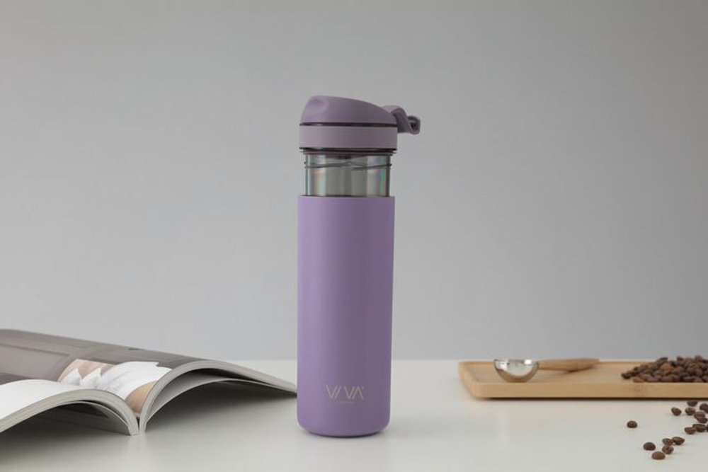 Термокружка 0.46л Viva Scandinavia Anytime фиолетовая