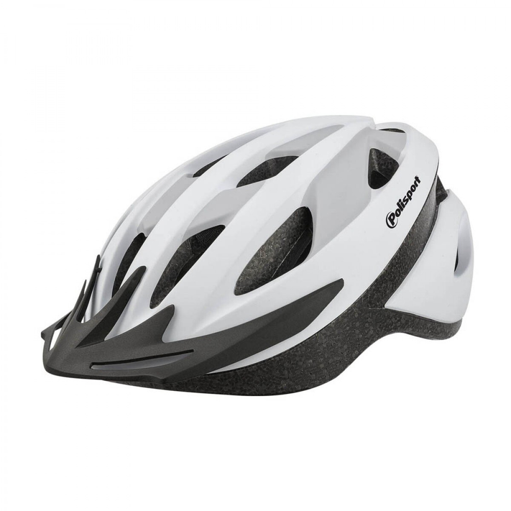 Шлем велосипедный взрослый Polisport Sport ride (m=58/62), WHITE/GREY MATTE