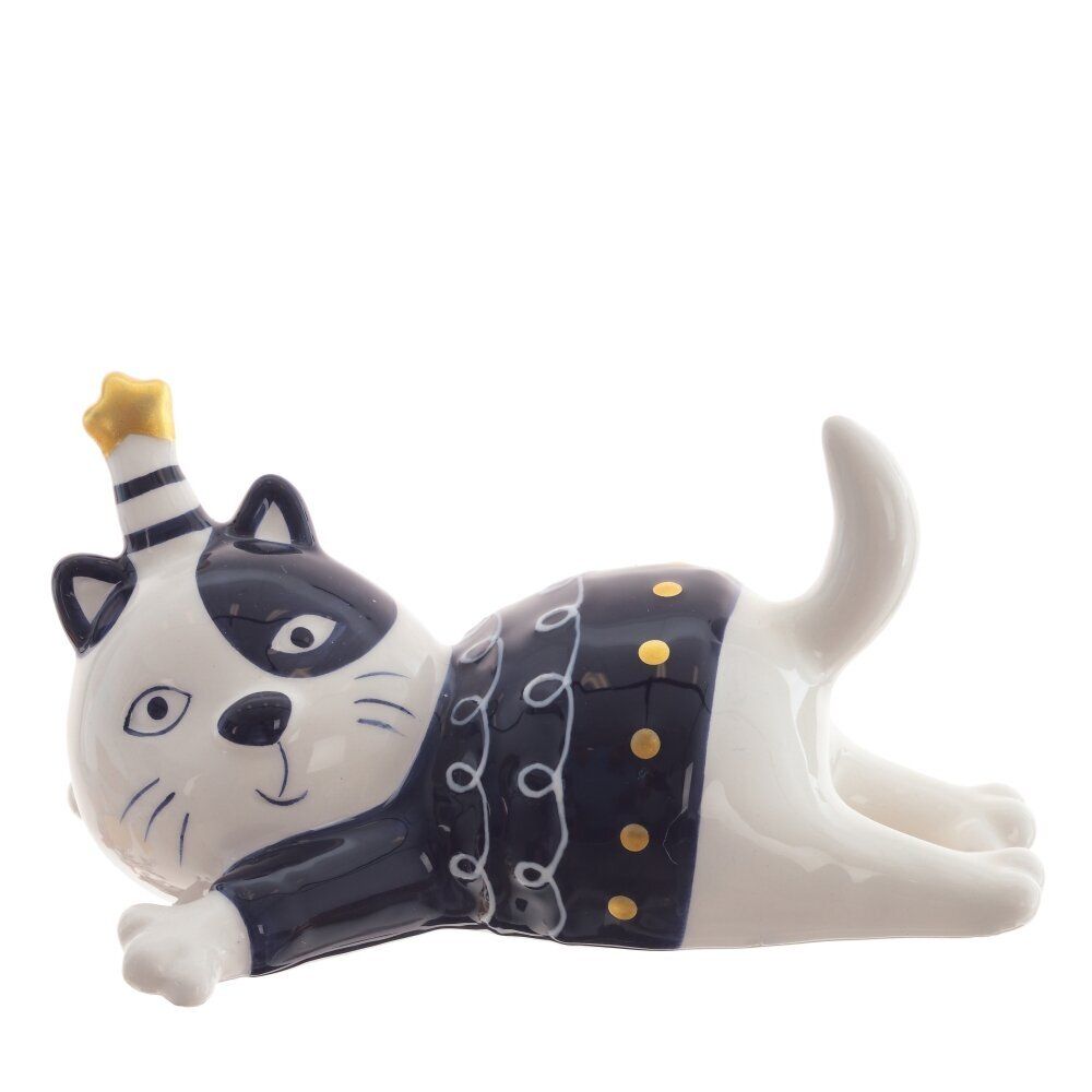 GAEM Фигурка декоративная "Кот", L12 W8 H7,5 см, 2в.