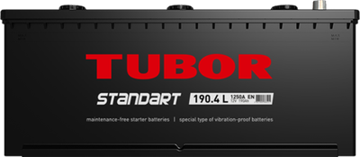 TUBOR Standart 6СТ-190 аккумулятор