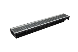 Лоток STANDART 100.65 h69 с решеткой сварной оцинкованный, класс В