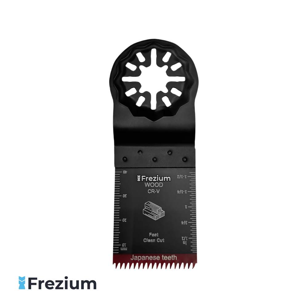 Насадка с японским зубом "Frezium" для реноваторов Bosch, Makita, Fein по дереву 40 мм