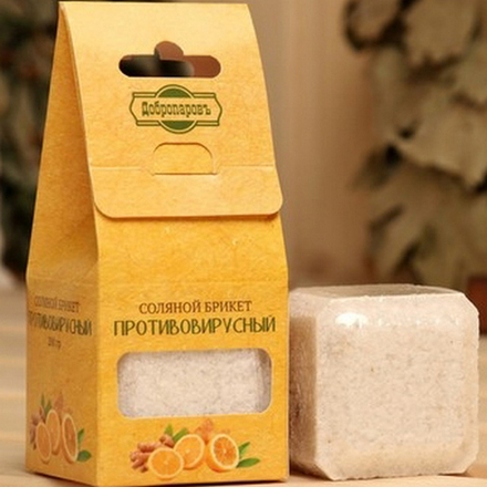 Соляной брикет Противовирусный, 200 гр