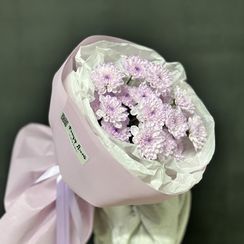 Монобукет из хризантем