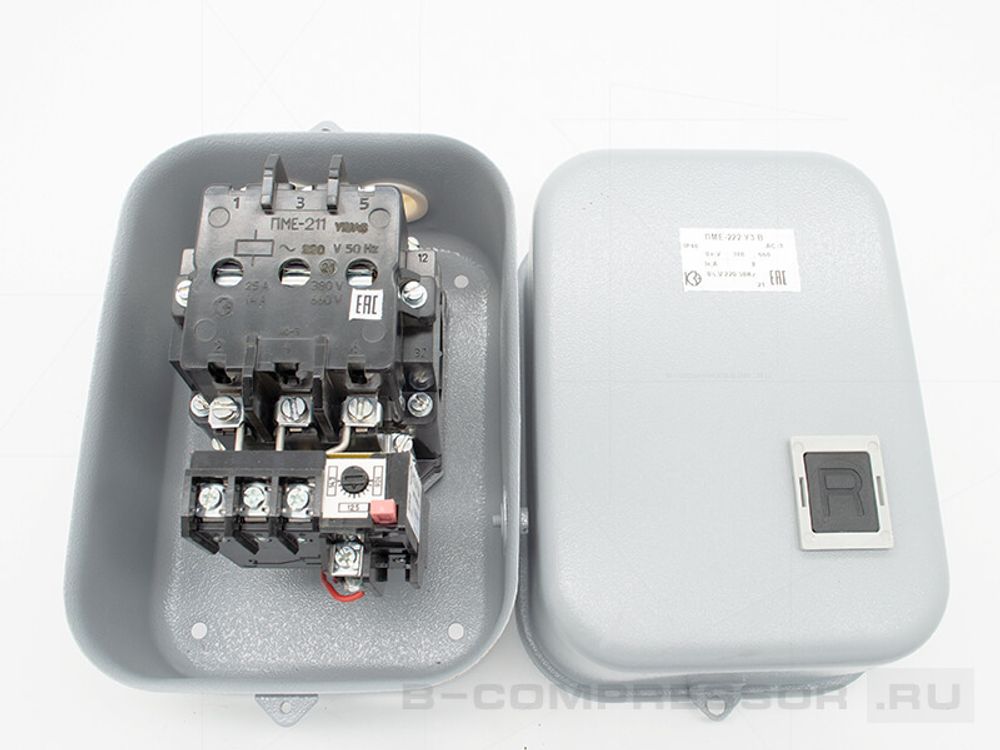 Пускатель магнитный ПМЕ-222 12,5А