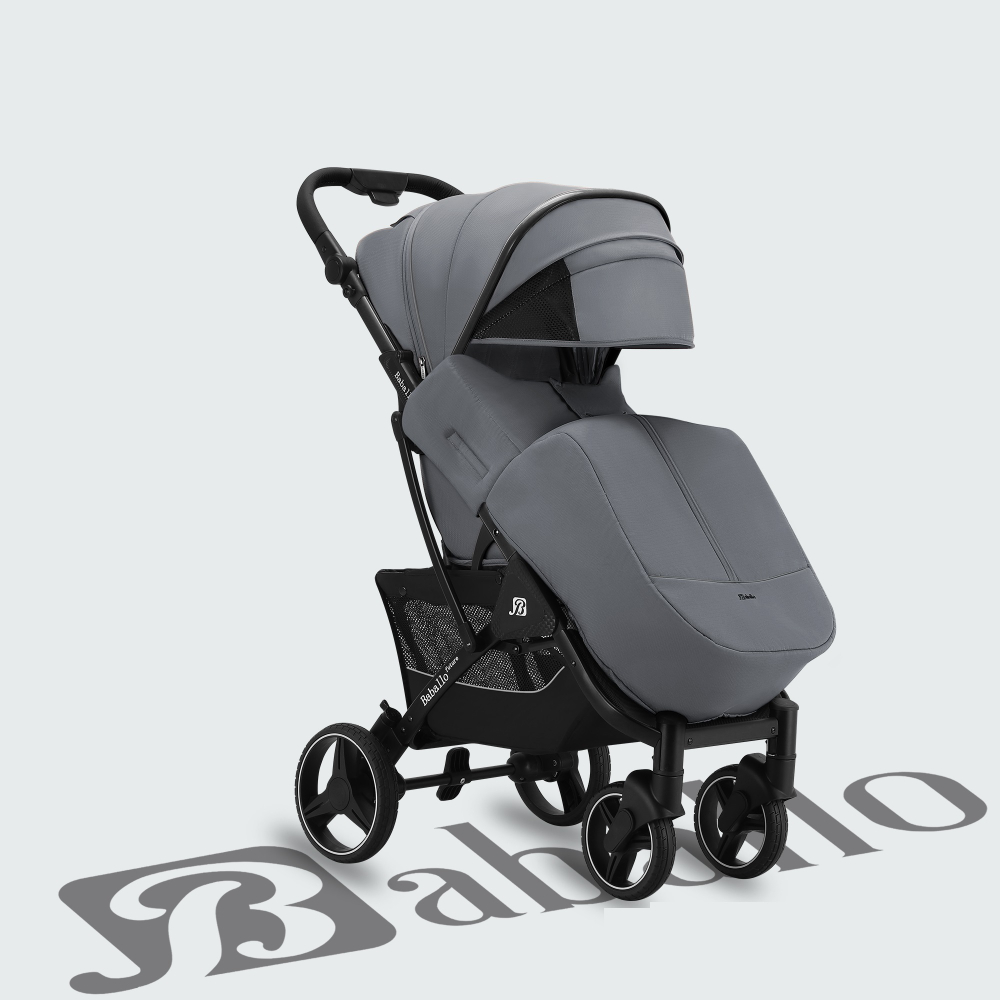 Коляска Baballo Future 2025 (серый/черная рама)