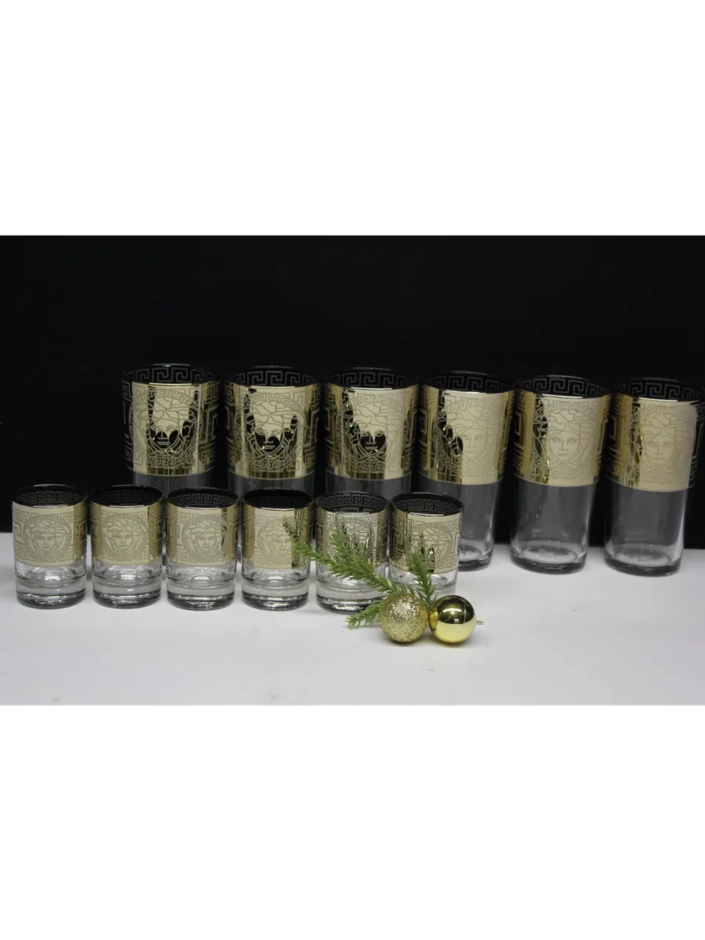 Набор 12 предметов стакан и стопка
